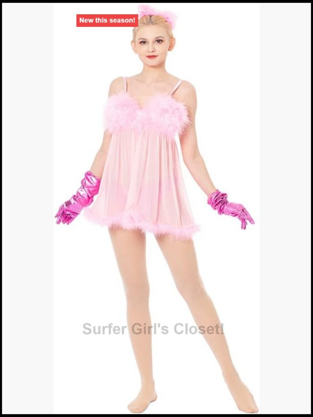 Sexy Fembot Costume Dress Suspender Outfit for Women Halloween Cosplay